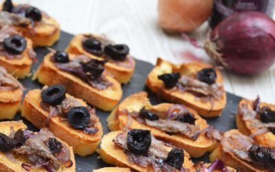 Bruschetta comme une pissaladière