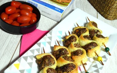 Mini boulettes en feuilleté