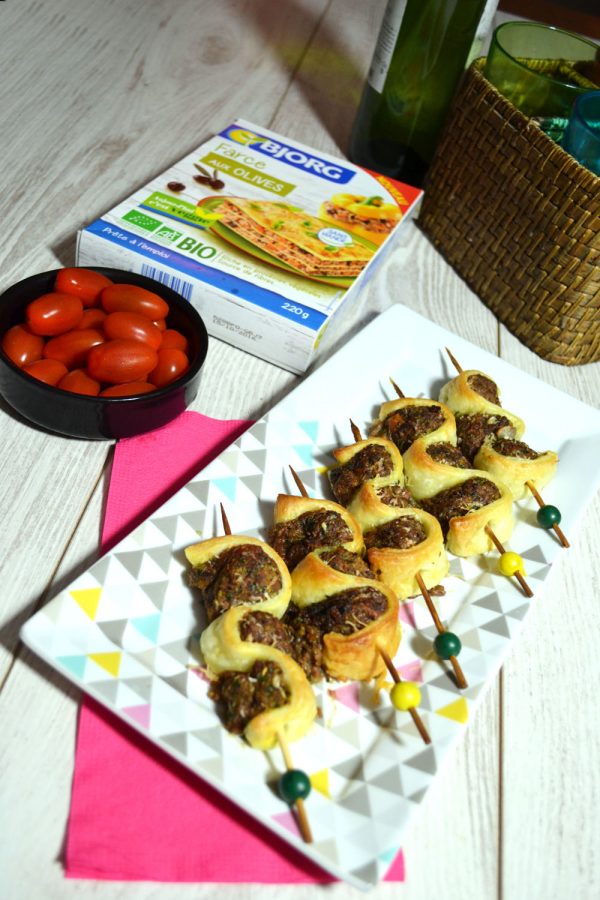 Mini boulettes en feuilleté