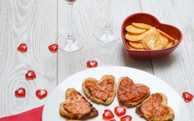 Coeurs feuilletés à la tomate