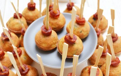 Cake pop aux olives et au chorizo