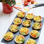 Mini tortilla cups avocat et poulet