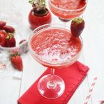 Frozen strawberry margarita