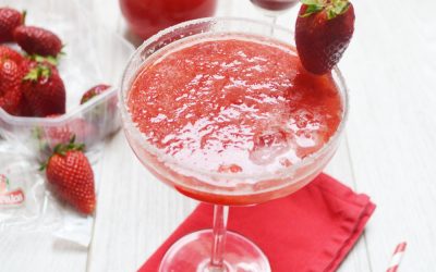 Frozen strawberry margarita