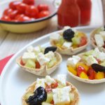 Salade grecque dans une mini tortilla #enviedecouleurs