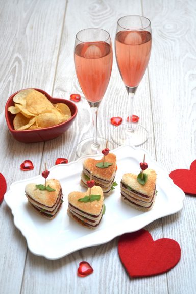 Coeur Sandwich pour la Saint Valentin