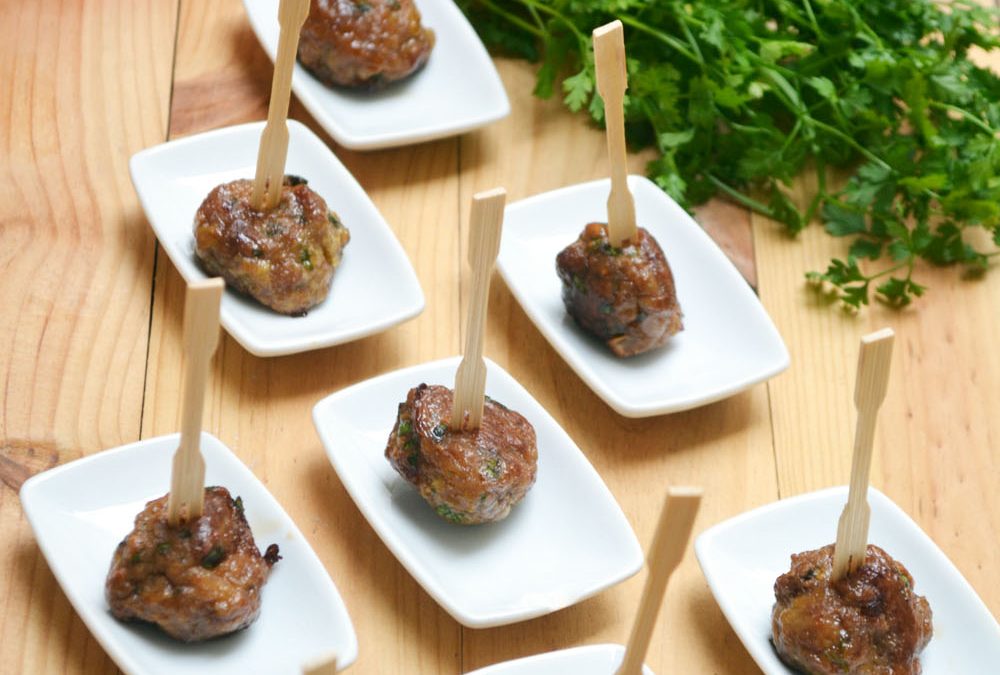 Boulettes de veau teriyaki