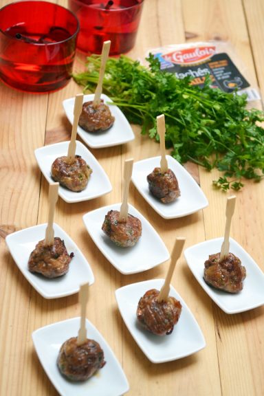 Boulettes de veau teriyaki