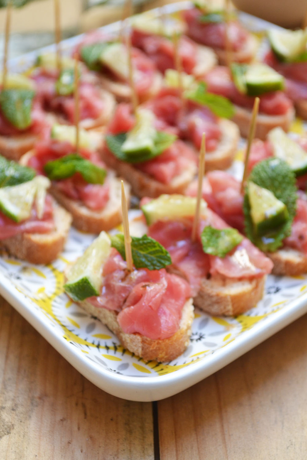 bruschetta carpaccio