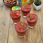 Soupe froide tomates et fraises