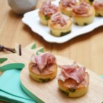 Muffins asperges et prosciutto de parma