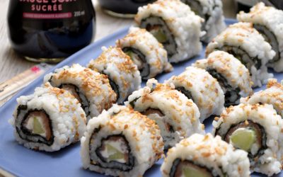 California rolls concombre et saumon