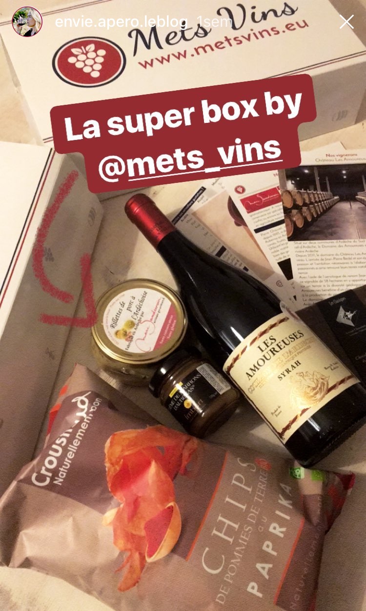 box mets et vin