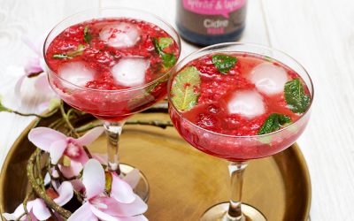 Breton raspberry cocktail