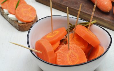 Pickles de carottes au vinaigre de gingembre