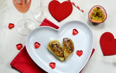 Toasts au foie gras poêlé et passion