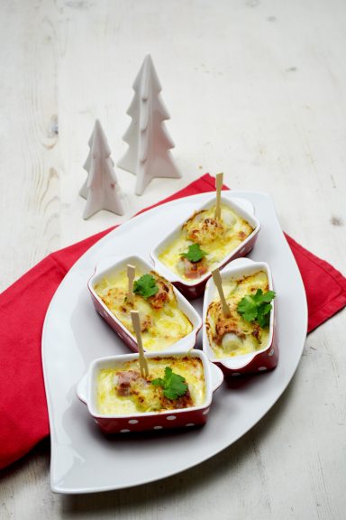 Mini endives au jambon