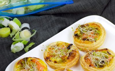 Recette de quiche poireaux saumon