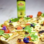 Pizza mascarpone et courgette