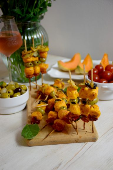 Brochettes de soufflettes