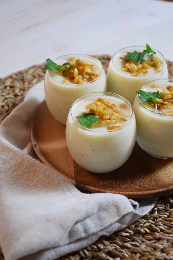 Soupe d'asperges des sables des Landes au parmesan