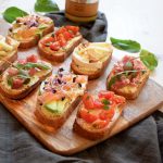 Bruschettas colorées