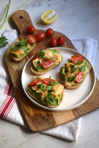 Tartines à l’avocat