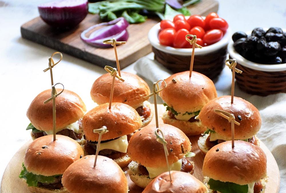 Mini-cheese burger provençaux