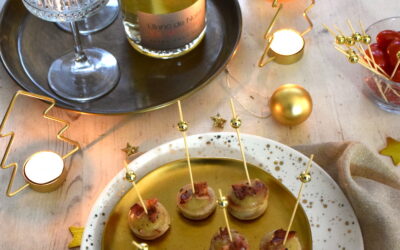 Canapés de boudin blanc